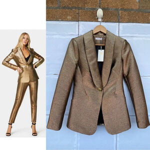Ramy Brook Women's Jacket "Dahlia" NWT
metallic 2